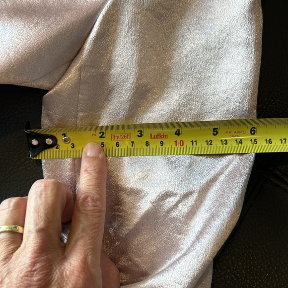 Generation Love Metallic Ruched Sleeve Fabien Blazer in Pink - Picture 14 of 15